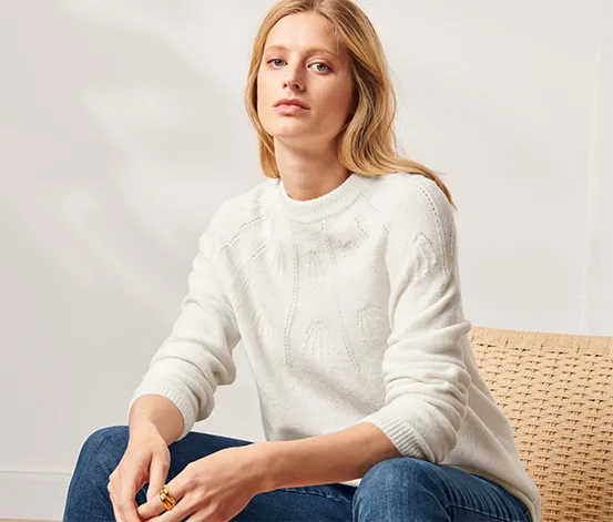Strickpullover mit Wolle