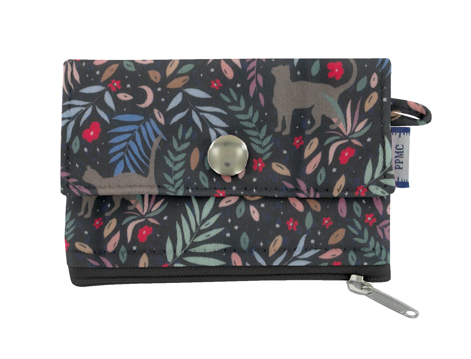 Mini Pochette Porte-Monnaie Nuit Féline