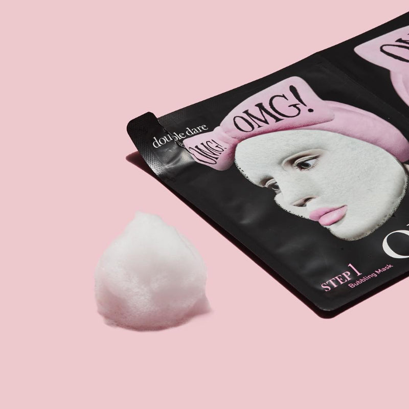 OMG! 2 in 1 KIT Detox Bubbling Microfiber Mask