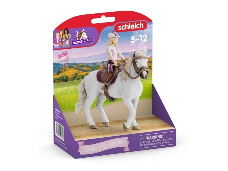 Schleich Spielfigurenset Horse Club Sofia & Blossom Figurenset fördert kreatives Spielen