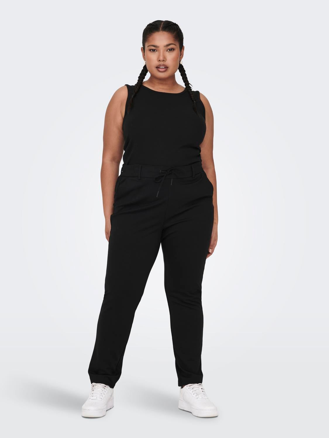 CARGOLDTRASH Mittlere Taille Normal geschnitten Hose Black
