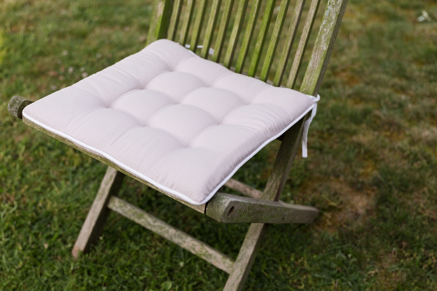 Sitzkissen CLASSIC - beige - 40x40 cm