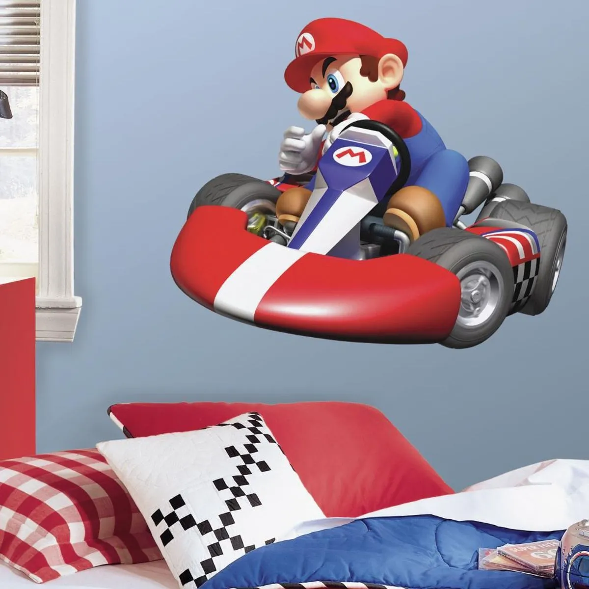 TheDecoFactory Nintendo Mario Kart - Stickers géants