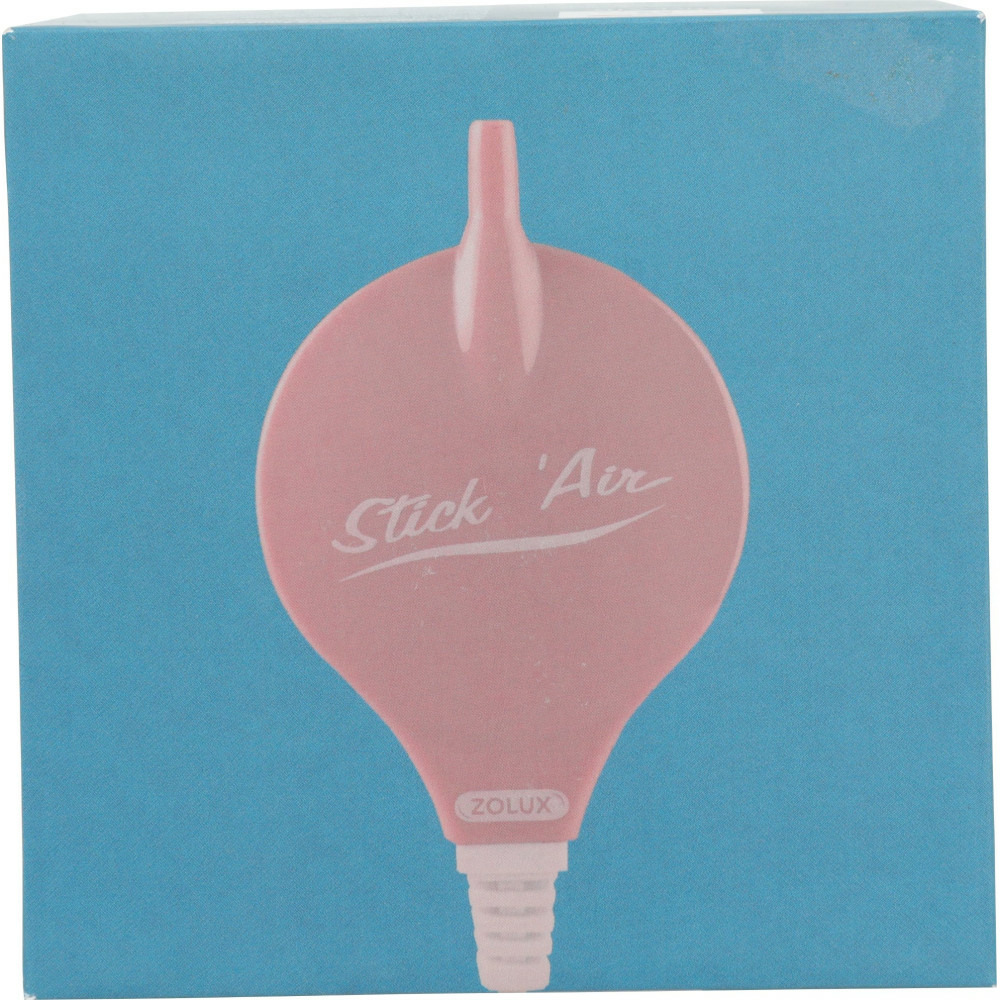 Bulleur aérateur 1.5w débit 18.6 l/h rose pour aquarium max 50 litres