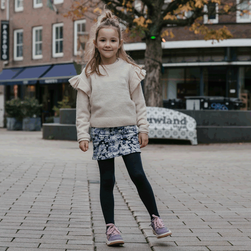 Shoesme lilafarbene Sneaker mit Reißverschluss