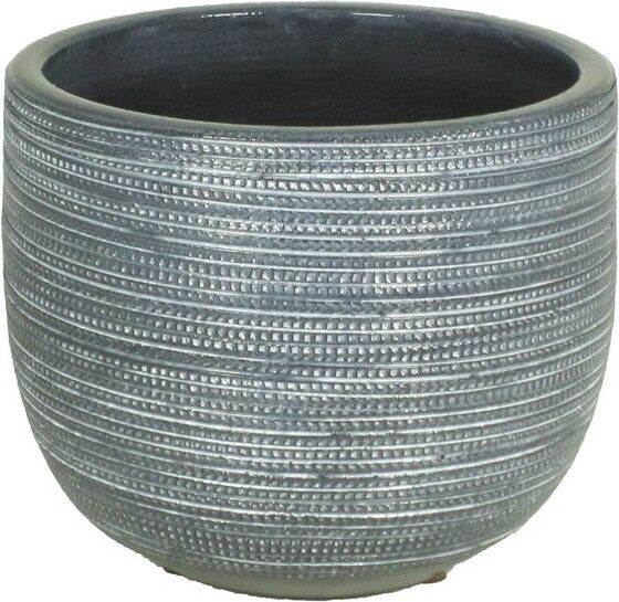 Bela Arte bloempot Cabo D 17 H 14 cm antraciet