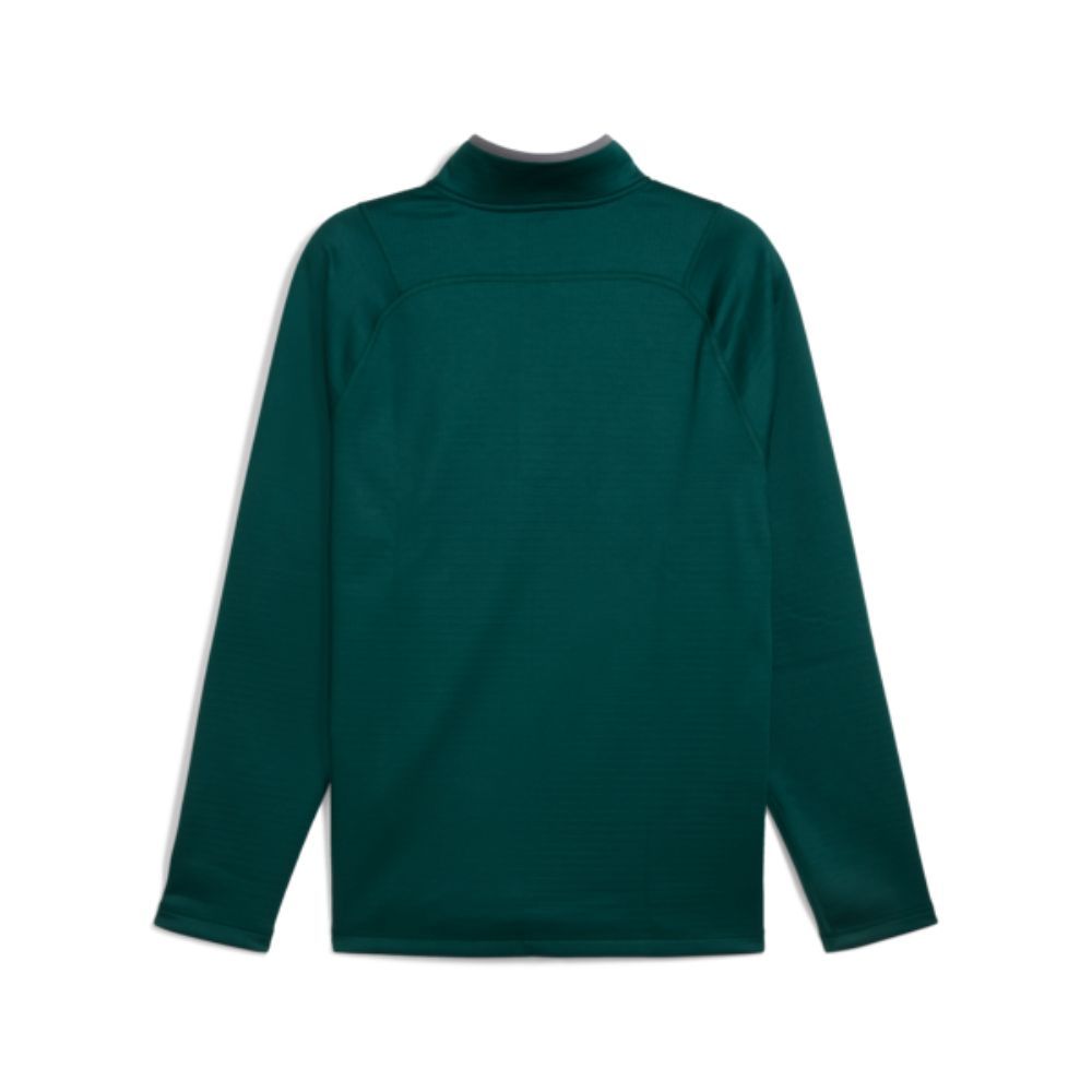 Waffle Fleece 1/4 Zip Genser Herre Grønn