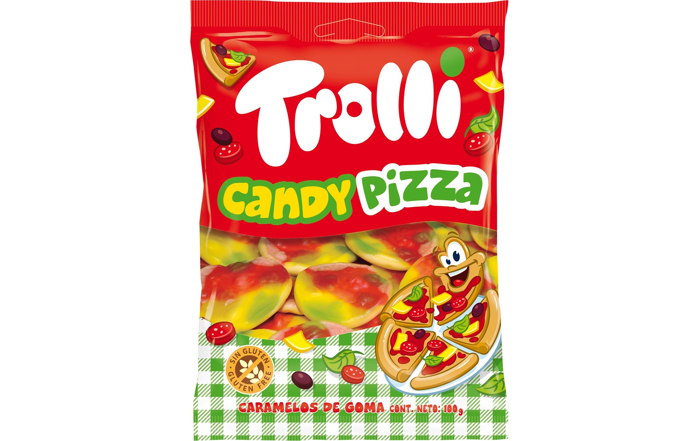 Gummibonbons Candy Pizza 100 gKaubonbons mit fruchtigem Geschmack