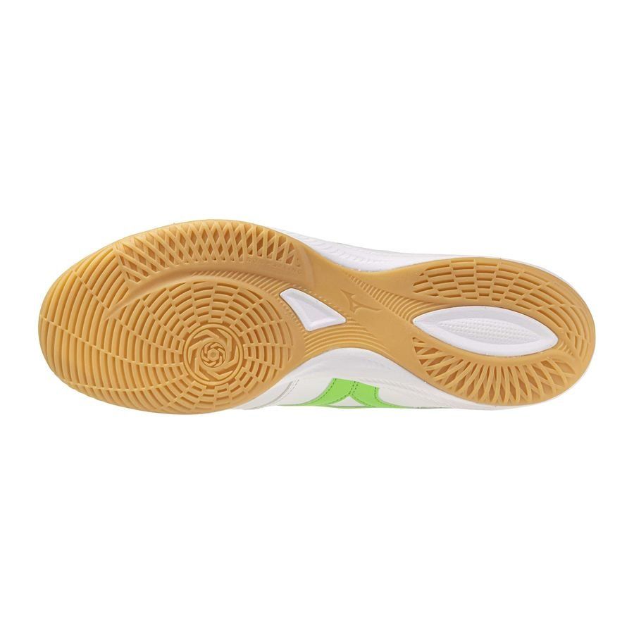 Mizuno Morelia Sala Pro IN Frontier - Blanc/Vert Néon/Argent