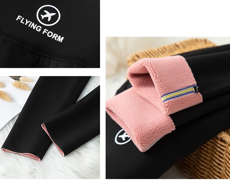 evanesce - Legging met hoge taille en fleecevoering