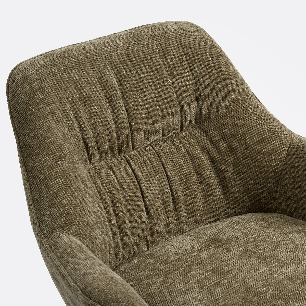 LA REDOUTE INTERIORS<br>Poltrona giratória, tecido estruturado, Hemmo