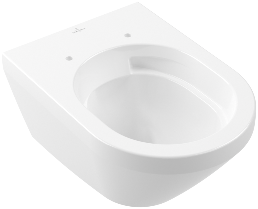 Villeroy & Boch Architectura randloos toilet CeramicPlus met TwistFlush rond wit glans