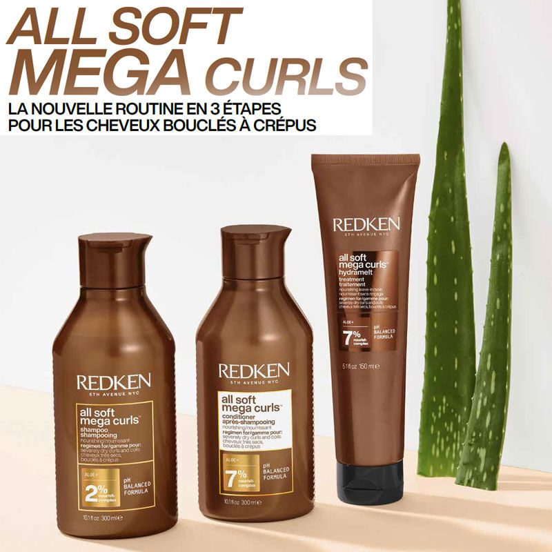 Shampooing pour cheveux bouclés à crépus All Soft Mega Curls