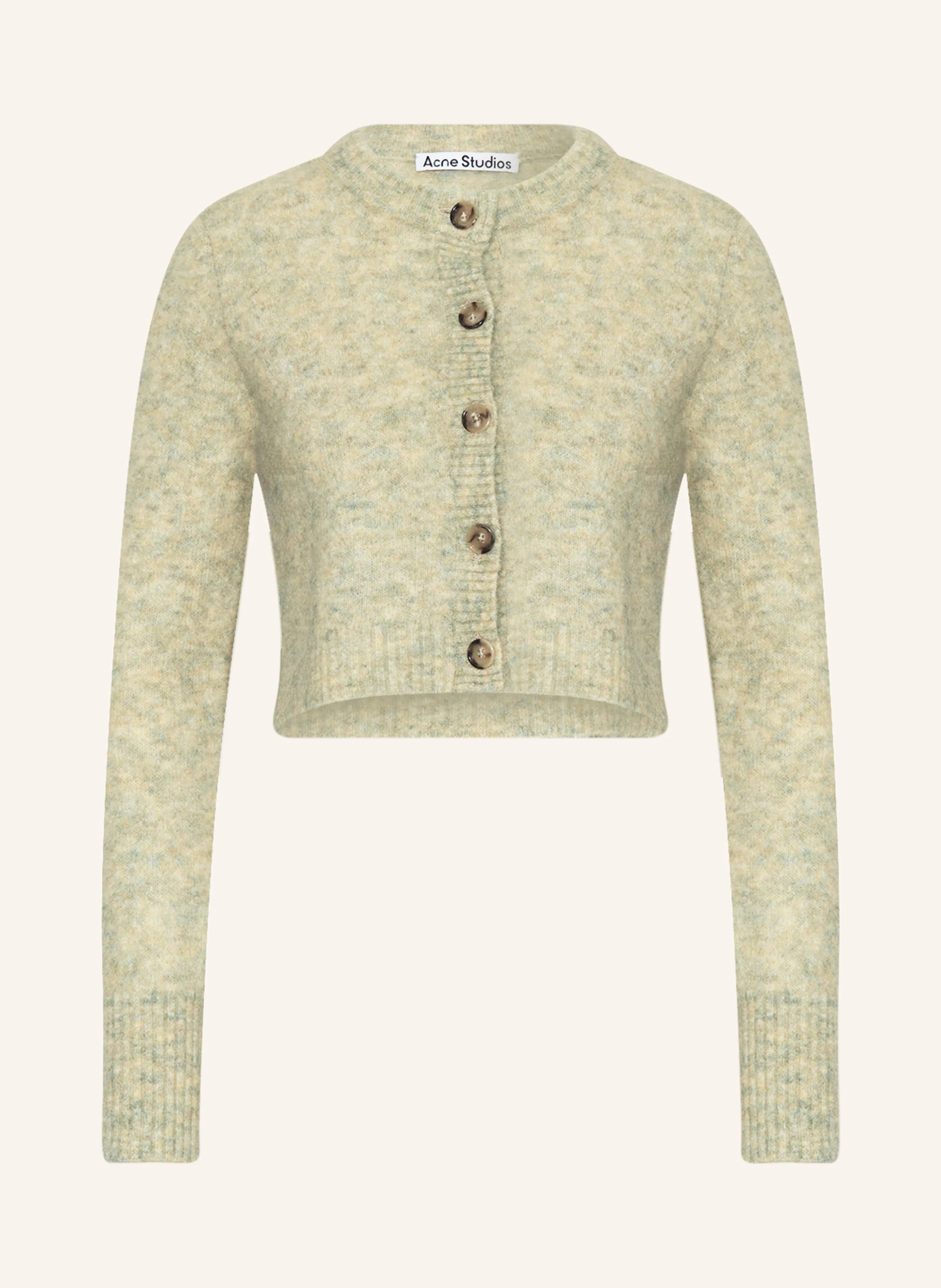 Acne Studios Cropped-Strickjacke mit Mohair