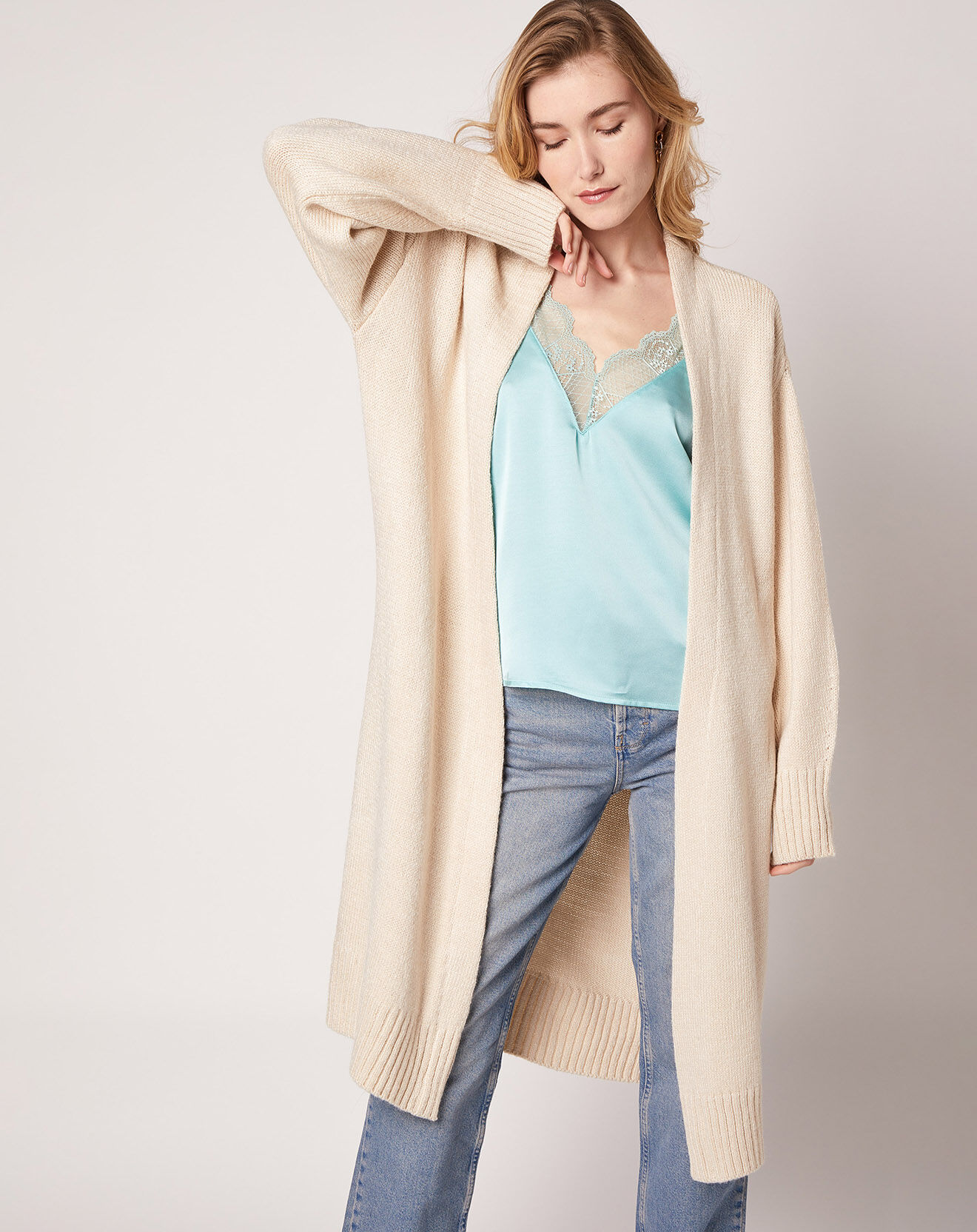 An'ge Cardigan Volt écru