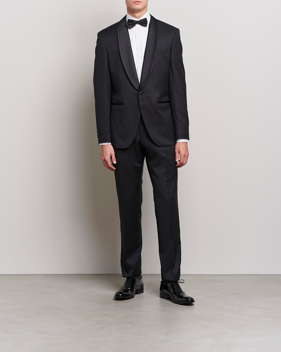 Stenströms Slimline Smoking Shirt White