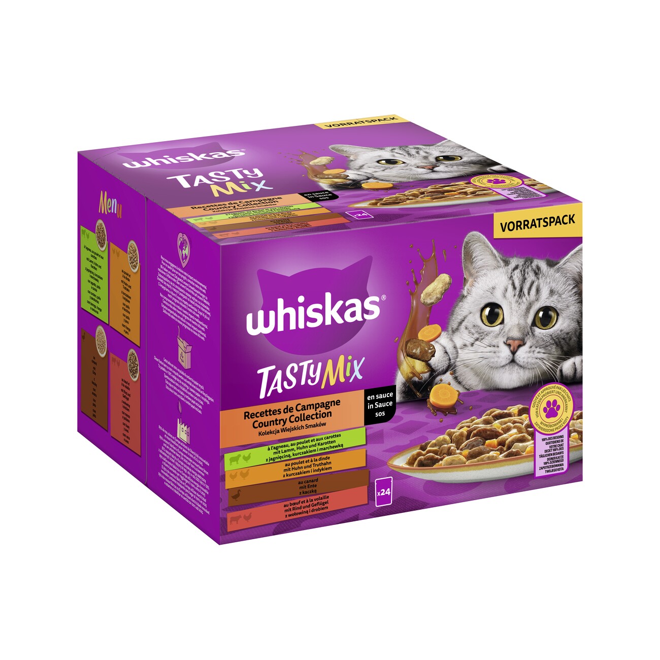 Whiskas Tasty Mix Multipack Country Collection in Sauce 24 x 85g