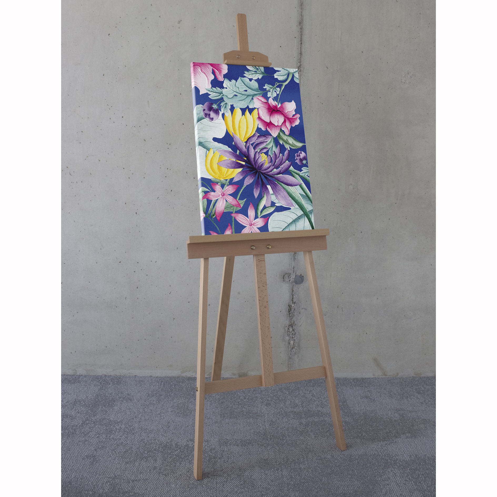 Keilrahmenbild FLOWER KISS - bunt - 40x60 cm