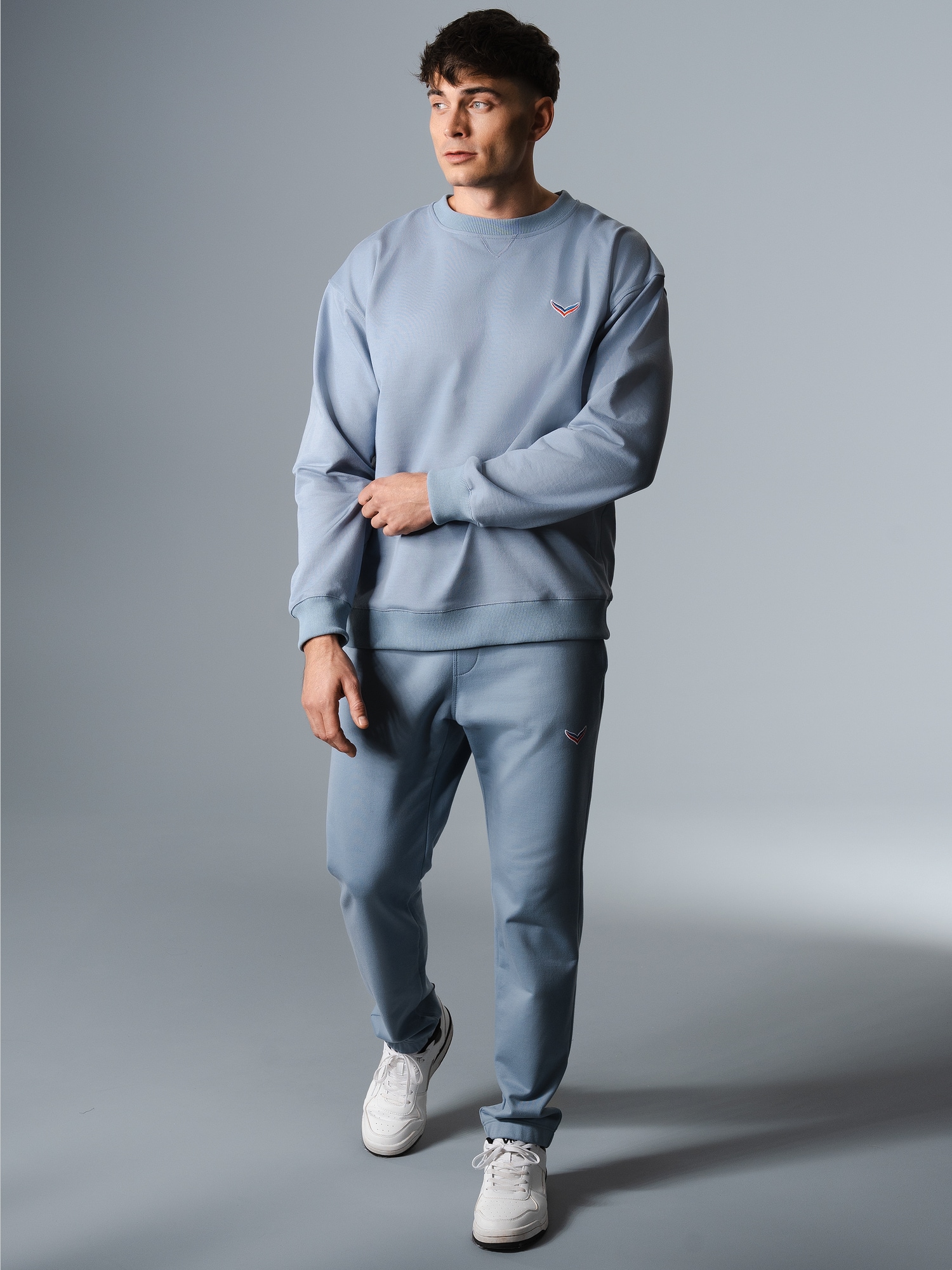 Oversized JogginganzugPearl-blue