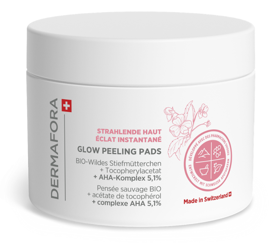 DERMAFORA Peeling Glow Pads AHA Topf 40 Stk