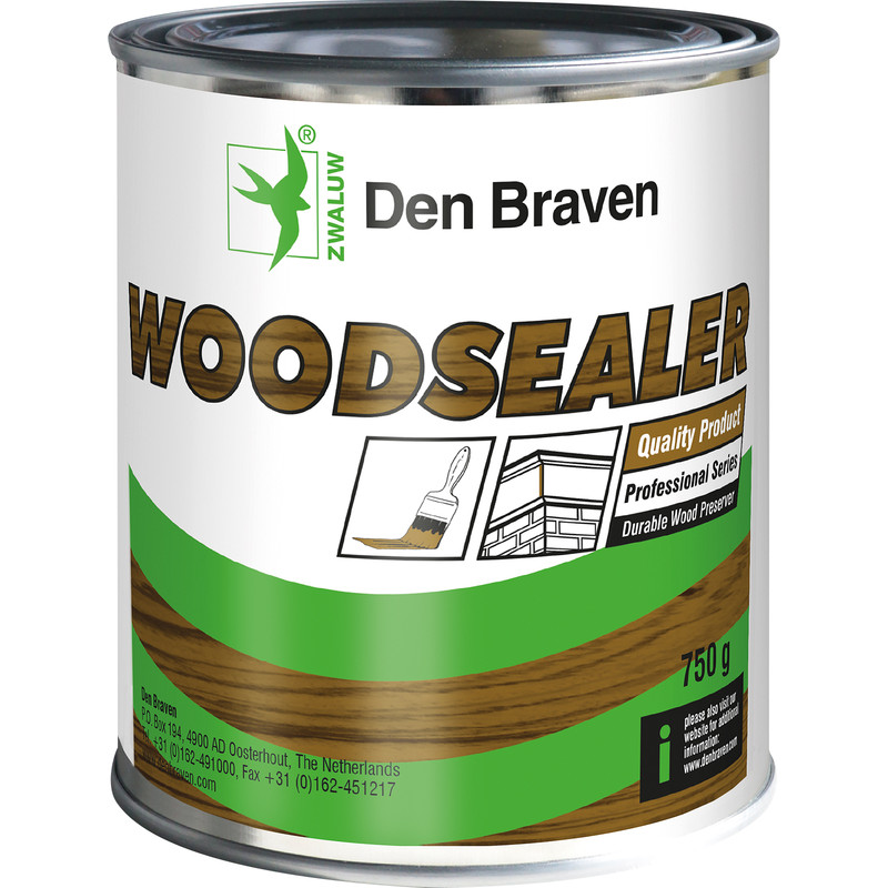 Zwaluw woodsealer coating Wit 750gr