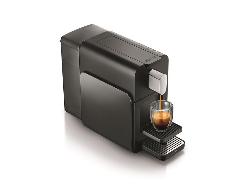Delizio Kapselmaschine Brava Schwarz Kaffeemaschine für die Verwendung mit Kapseln des Delizio-Systems