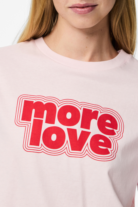 Pieces roze dames t-shirt