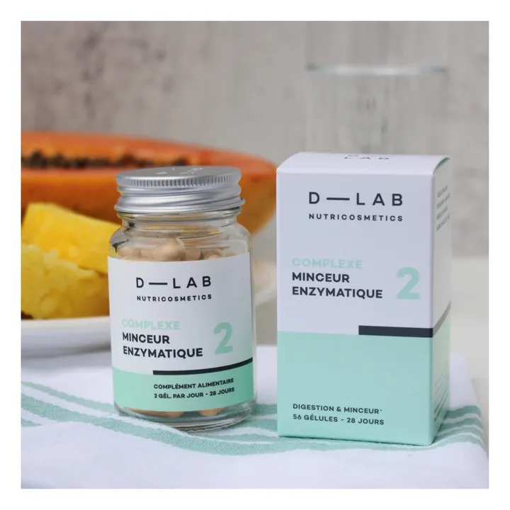 D-LAB NUTRICOSMETICS Complexe Minceur Enzymatique Complément alimentaire - 1 mois