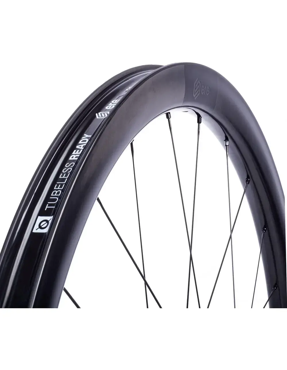 Ere Research Tenaci GA40 Carbon Disc Gravel Wielset Mat Zwart/Zwart