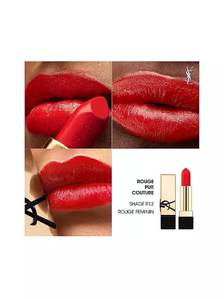 YVES SAINT LAURENT Lippenstift - Rouge Pur Couture (R12) dunkelrot