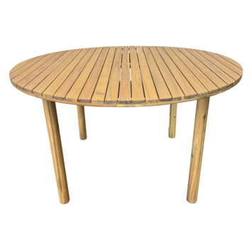 Tuintafel Roos teak acacia hout ø 135 cm