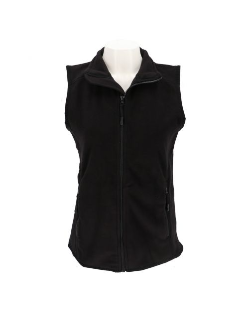 Ardy's Fleece Bodywarmer Dames Zwart - Vrijetijdskleding