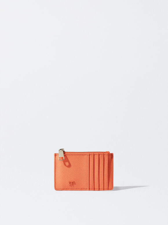 Porta-cartões básico - Laranja