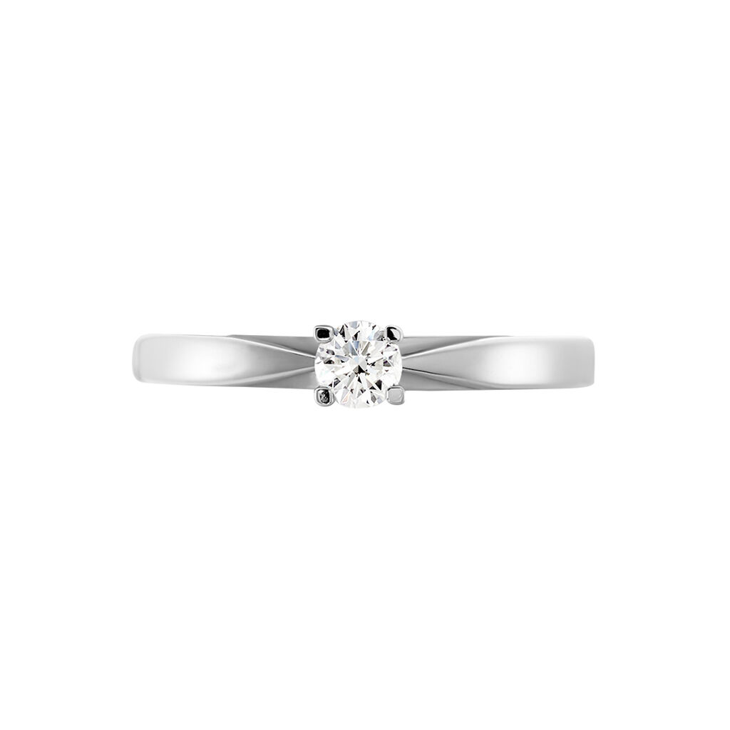 Bague Solitaire Celina Or Blanc Diamant