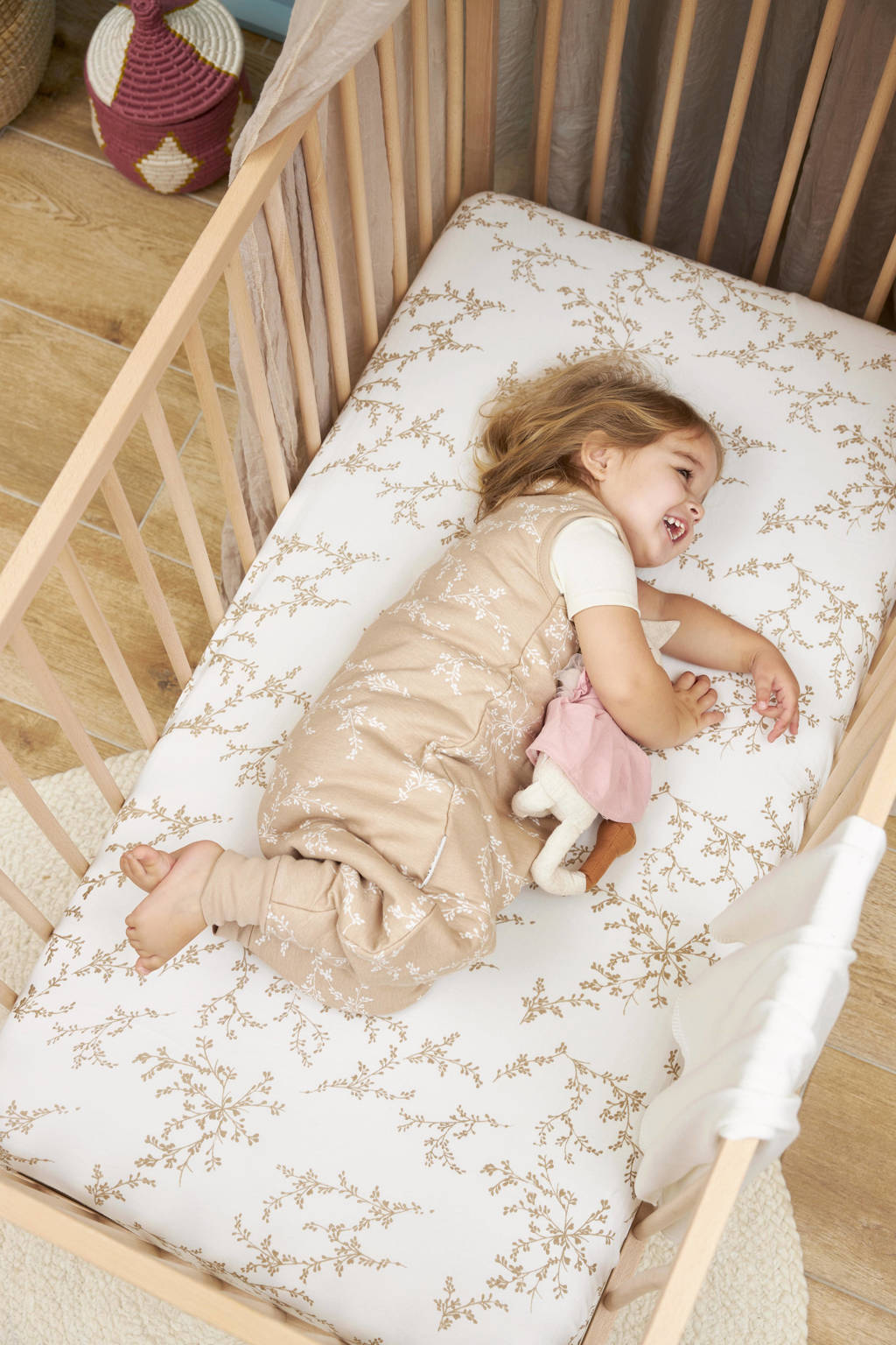 baby winter slaapoverall jumper Branches sand