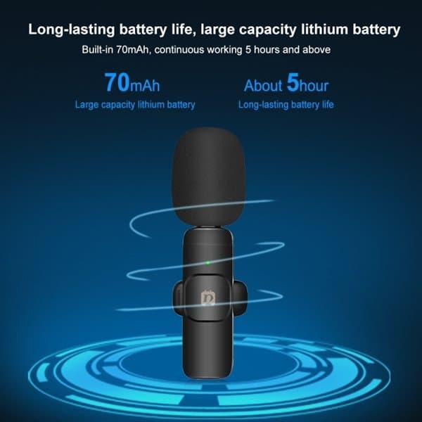 Puluz trådløse lavalier-mikrofoner med USB-C-modtager