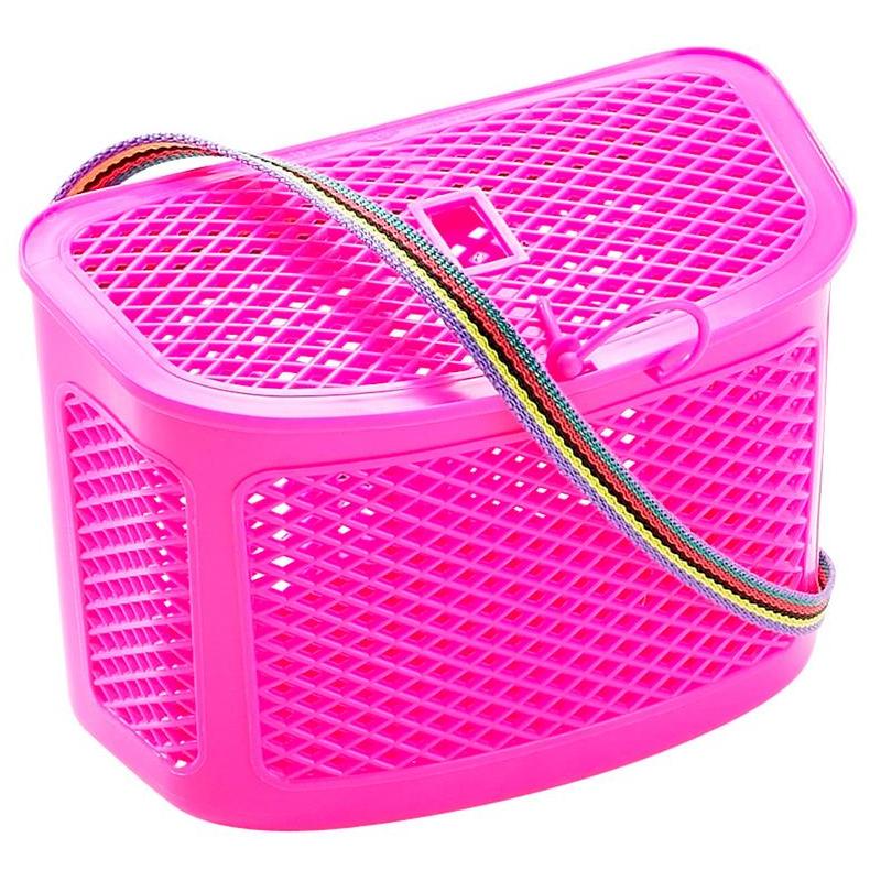 Panier A Peche Enfant Plastilys Rose Fluo