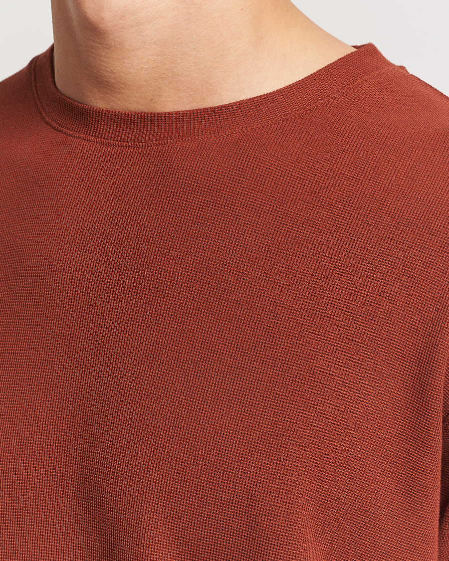 NN07 Clive Knitted Sweater Rust Red