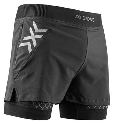 Short 2-en-1 X-Bionic Twyce Race Noir Homme