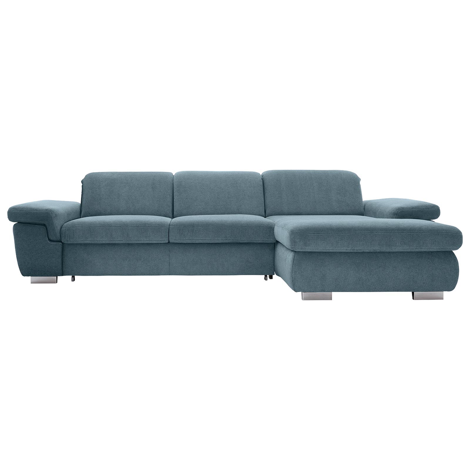 polsterpower Boxspringsofa - Belle ice - Basismodell - Recamiere rechts