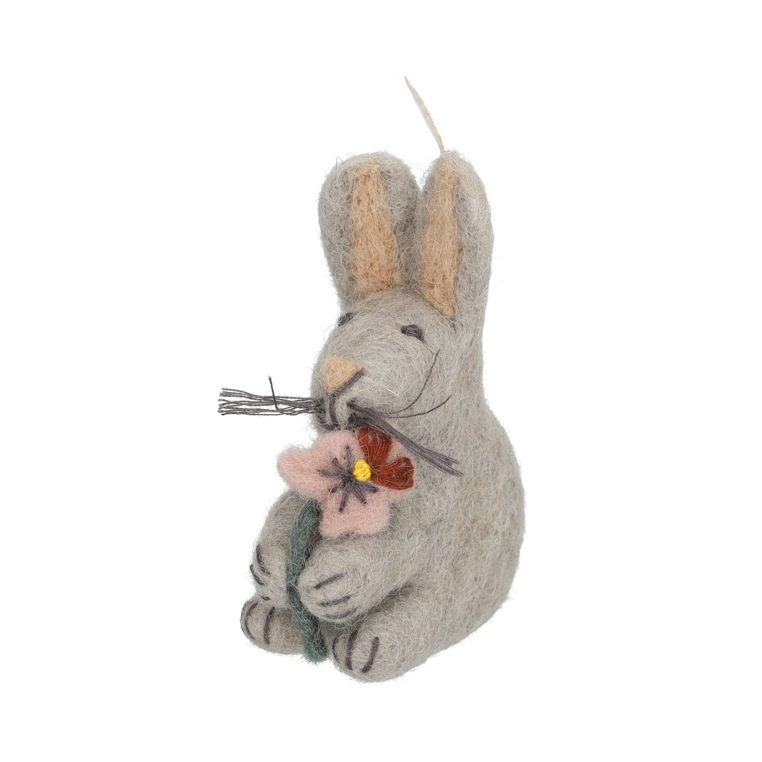 Paashanger, vilt, konijn met een viooltje