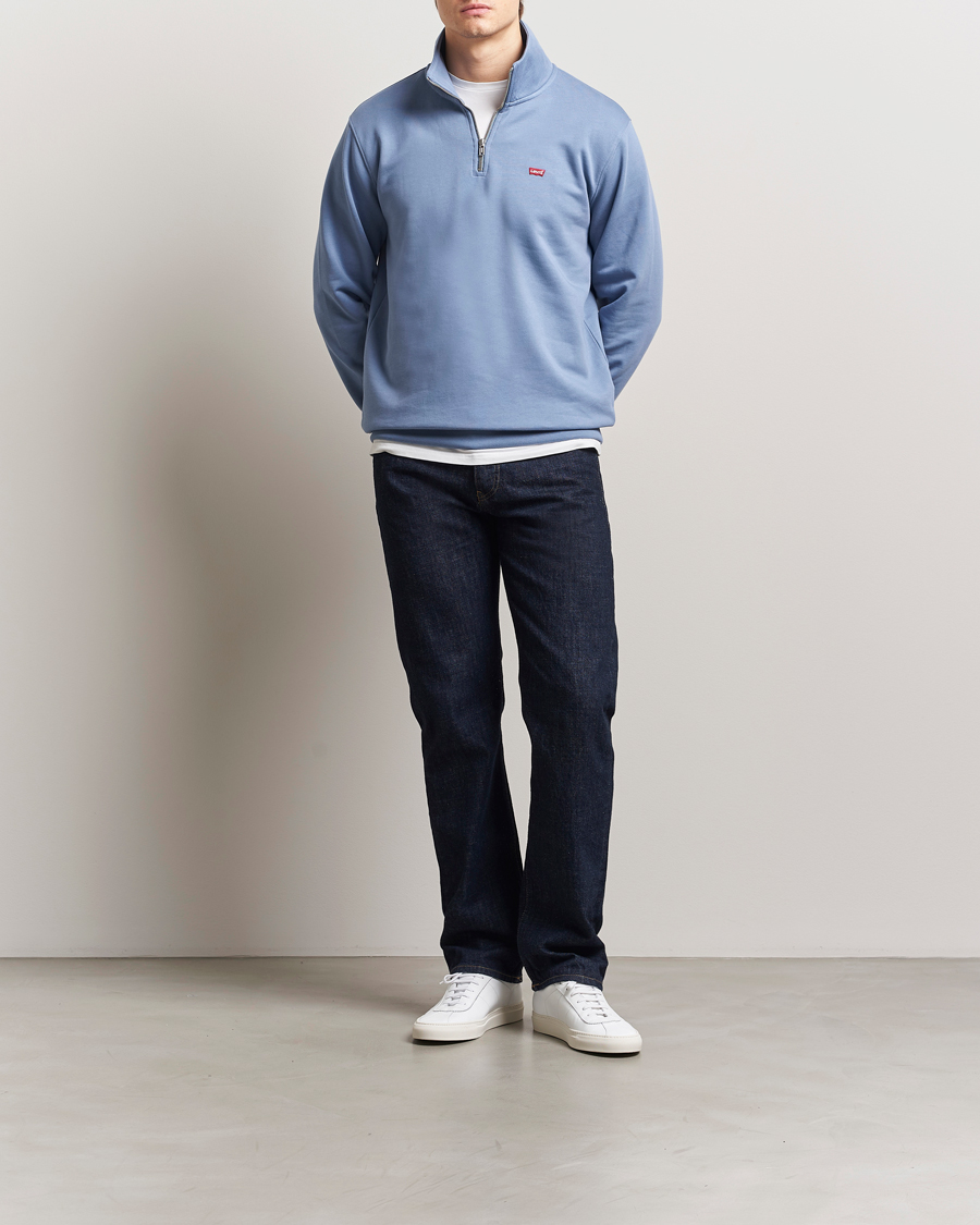 Levi's Original Half Zip Sweater Vintage Indigo