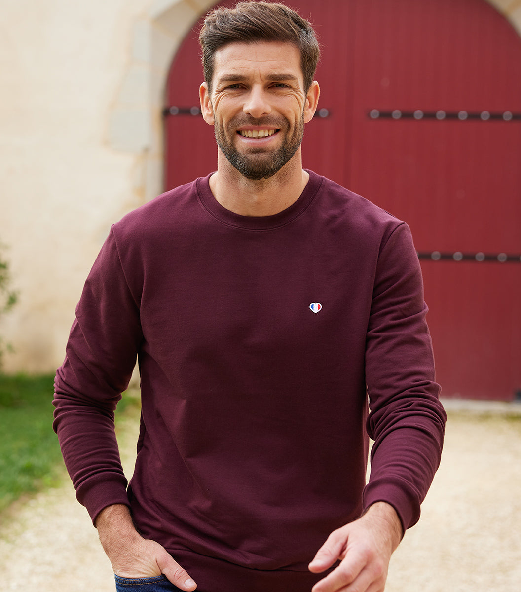 Sweat Homme Bordeaux - Iconique