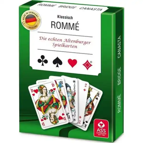 Romme Bridge Canasta Spielkarten