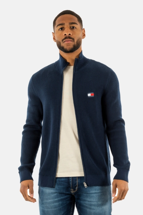 Sweat tommy jeans slim xs badge c1g dark night navy