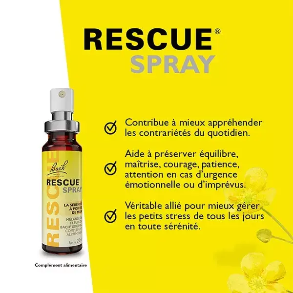 Spray Rescue Duo para estresse e sono