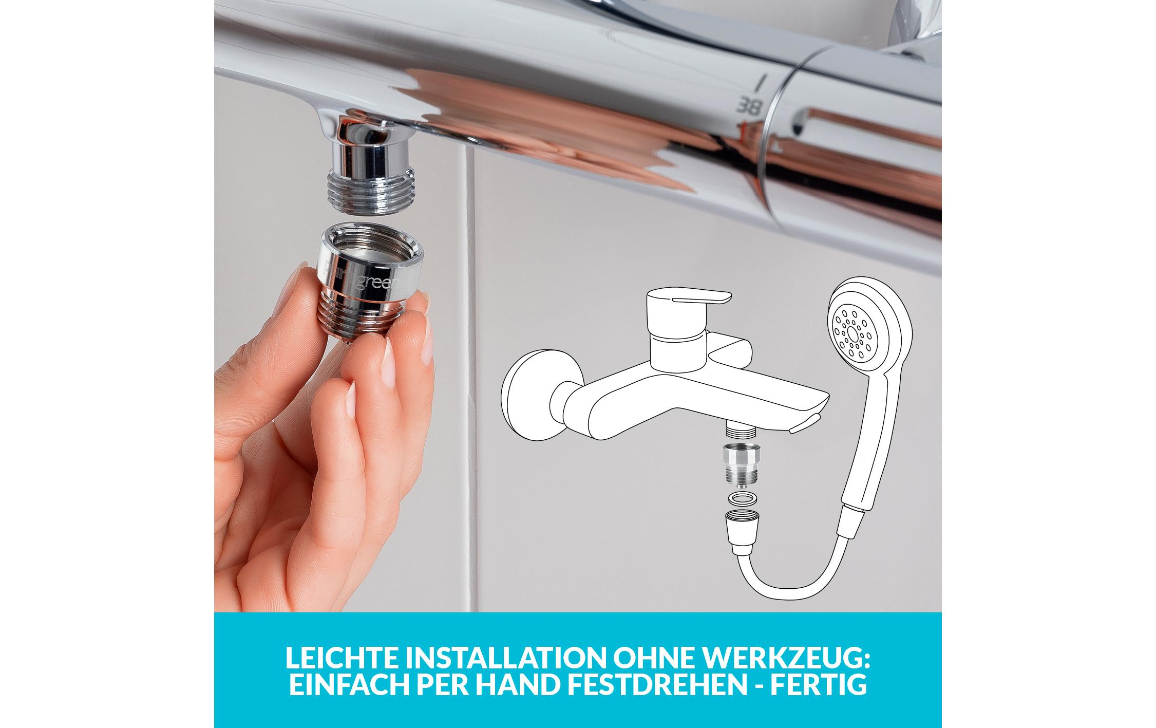 WassersparreglerWasserhahn Adapter aus «Die Höhle der Löwen»