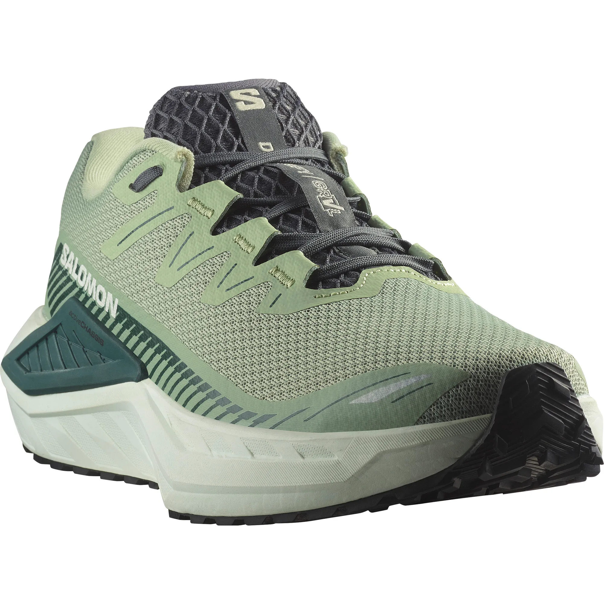 Salomon Men's DRX Defy GRVL Smoke Green/Sea Moss/Canary Green