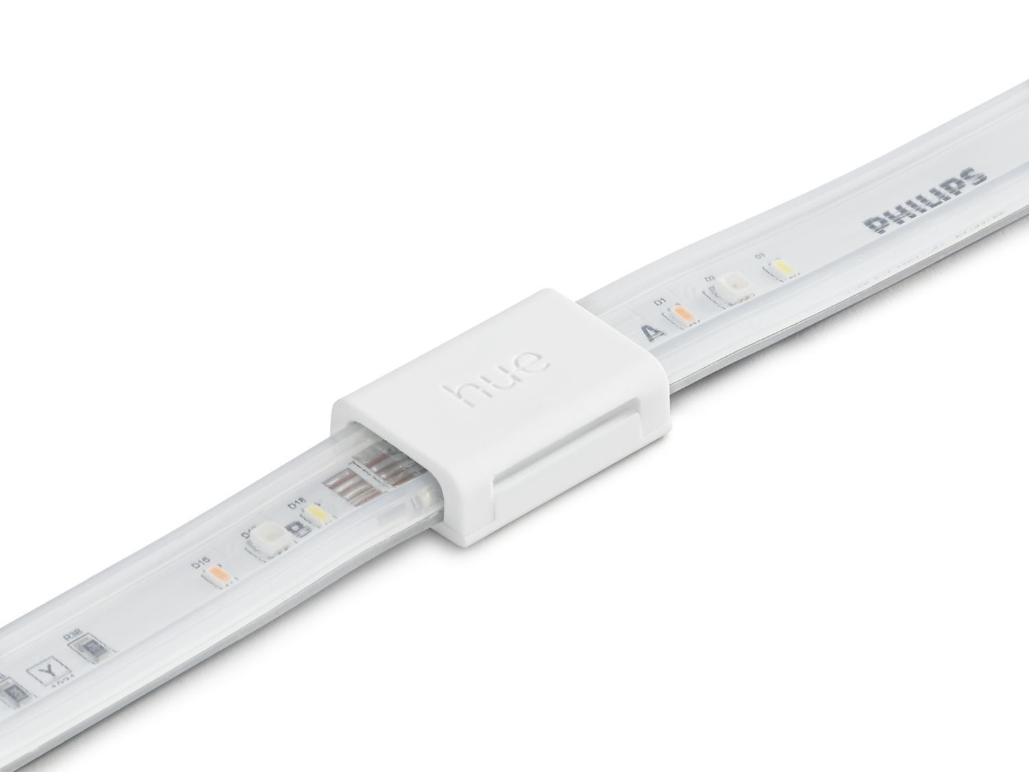 Philips hue LIGHTSTRIP PLUS RGBW LED Streifen - Weiss / B: 200.0 cm x T: 1.45 cm x H: 0.55 cm