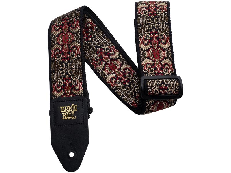 Ernie Ball Gitarrengurt Jacquard Persian Gold Gurt für Gitarre und Bass